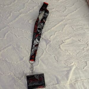 Universal Black and Red Halloween Horror Nights Lanyard 2021